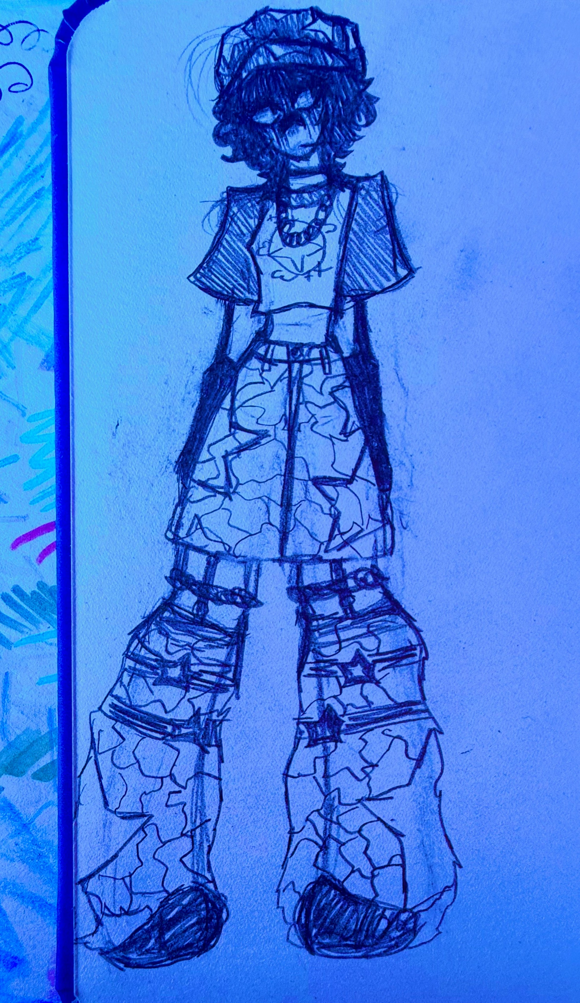 sketchy sketch🦈💿 character artwork