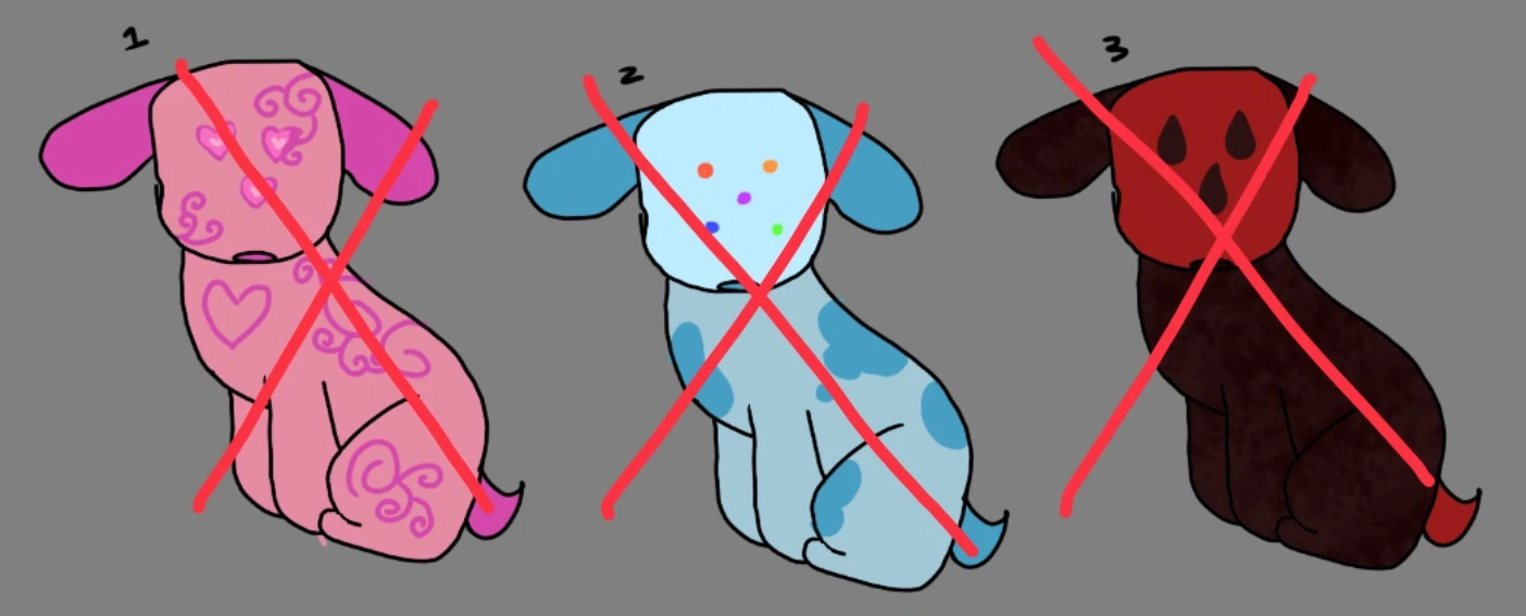 iDog adopts!! [ALL ADOPTED] character artwork
