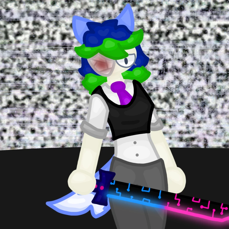 Wolfii (Wolfii n Meowles) character artwork