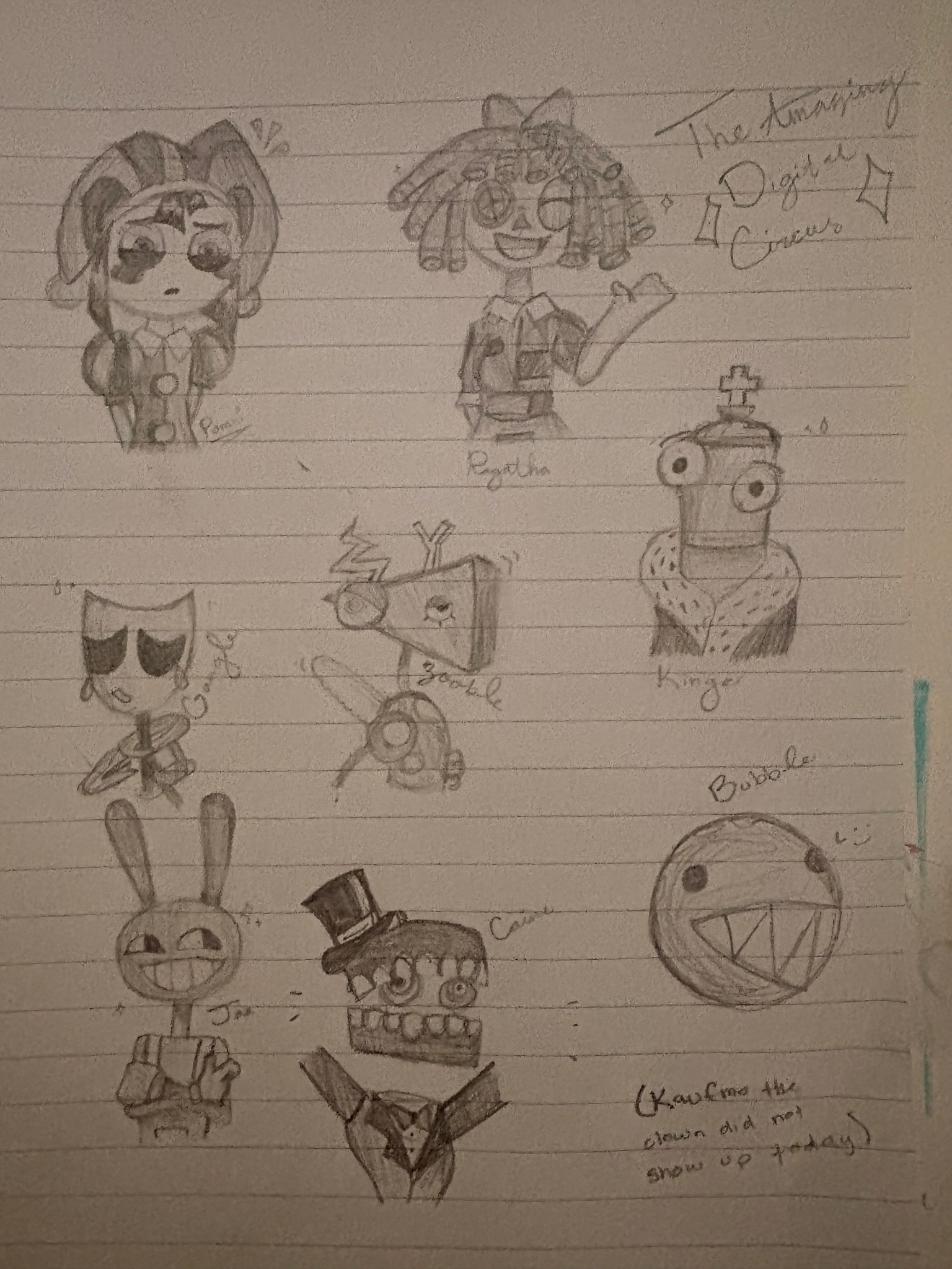 TADC! character artwork