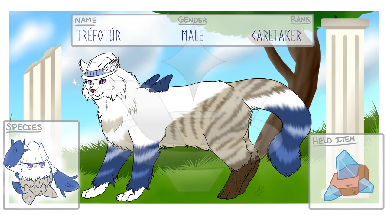 Tréfótur character artwork