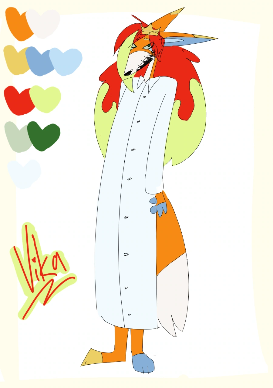 Vika character artwork