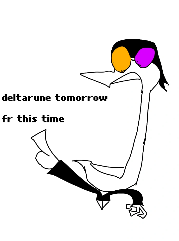 DELTARUNE TOMORROW character artwork