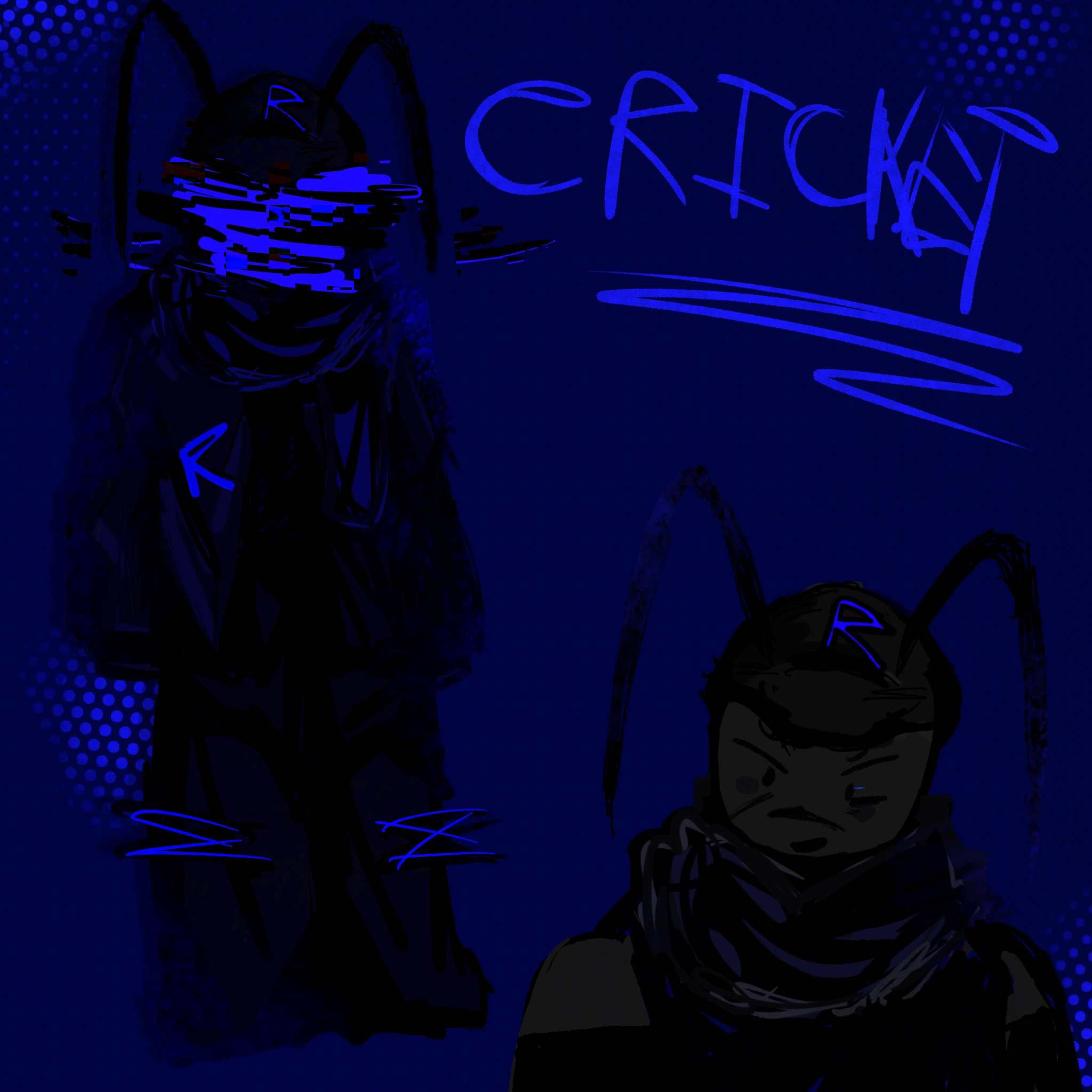 Cricket character artwork