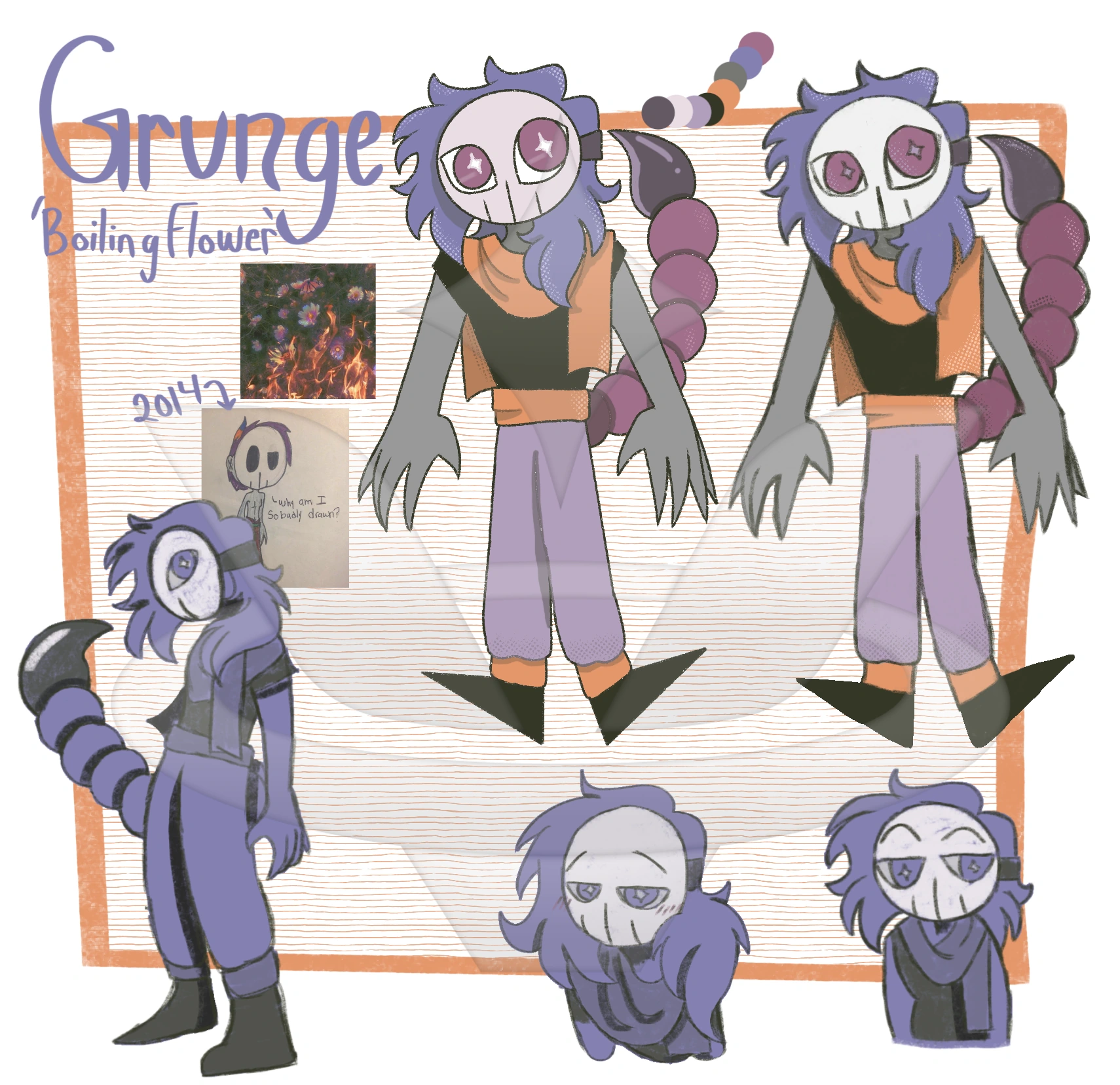 Grunge character artwork