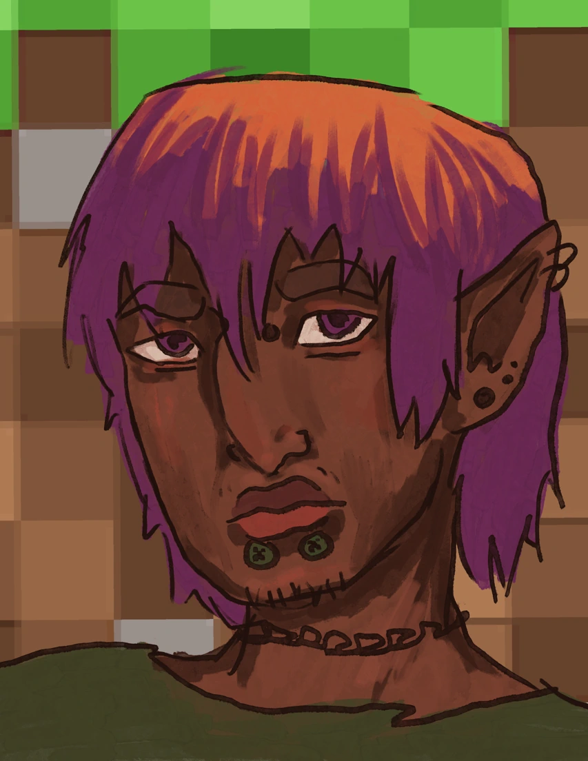 Minecraft character artwork