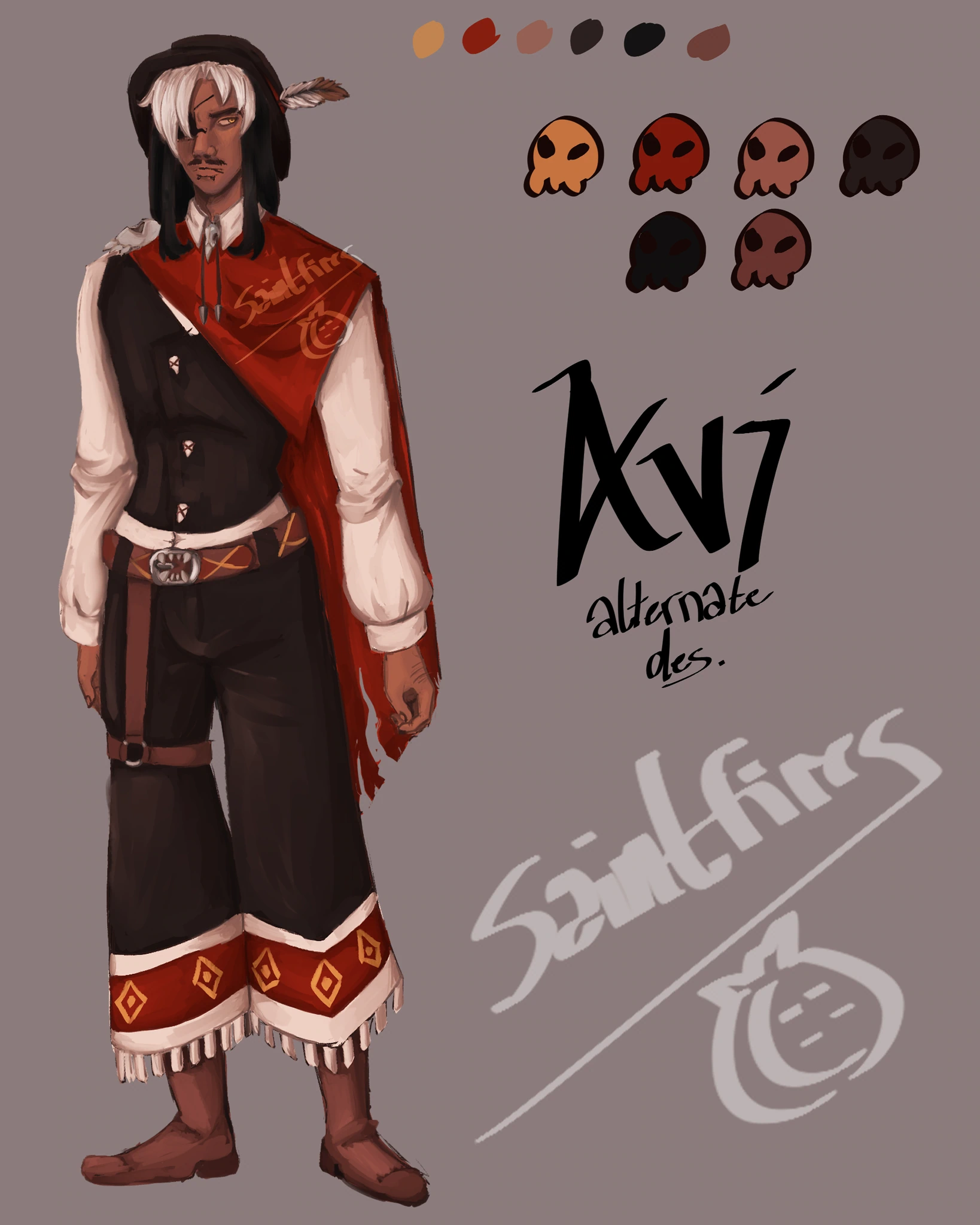 [WPH] Helen Avi character artwork
