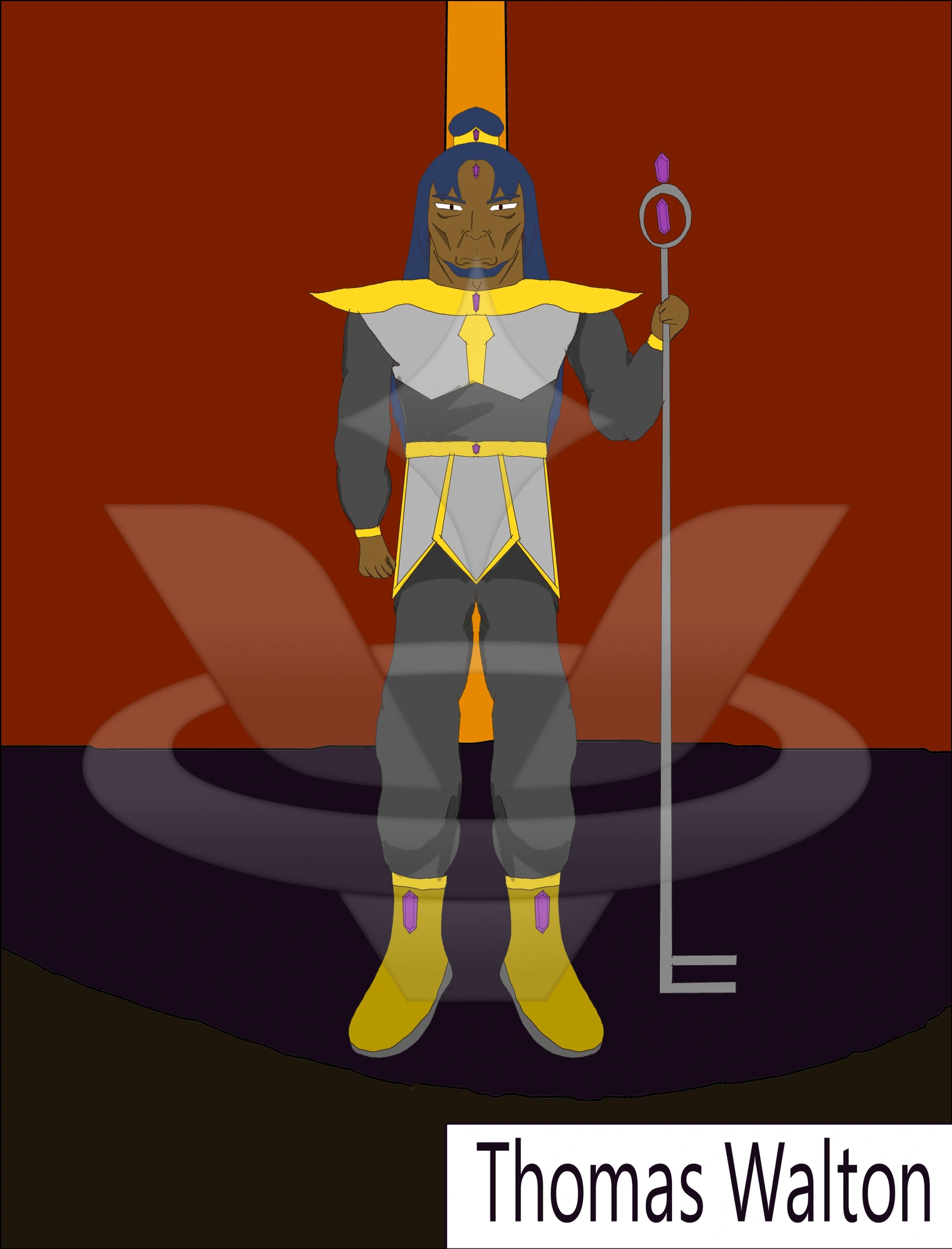 Guardian of the Eastern gate character artwork