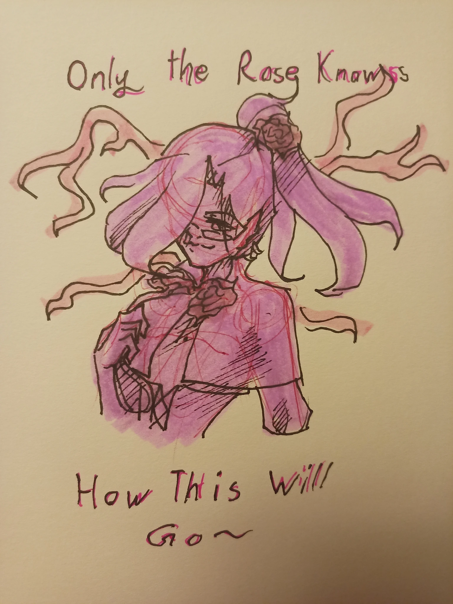 Traditional JUMPSCARE character artwork