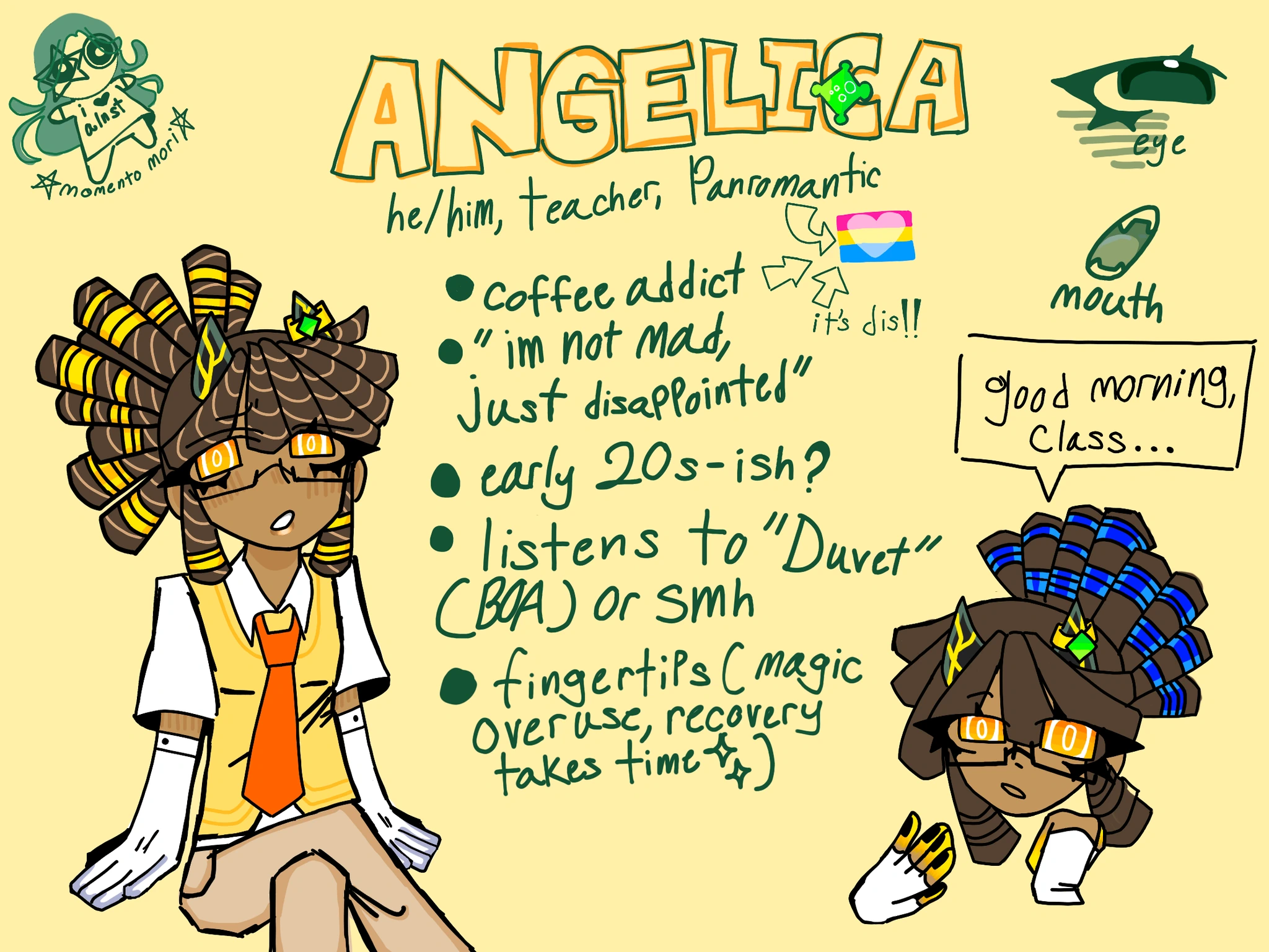 ANGELICA “Angela” Träumerei character artwork