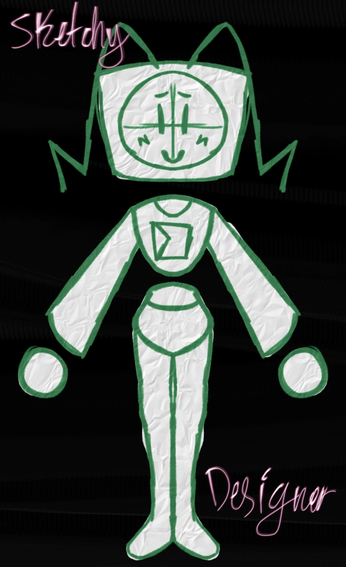 Sketchy character artwork
