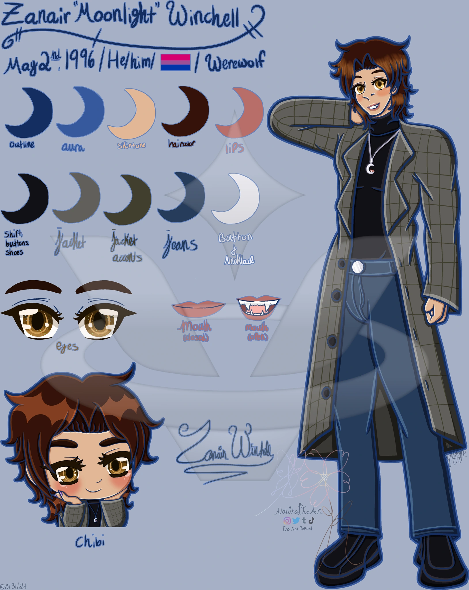 Zanair "Moonlight" Winchell character artwork