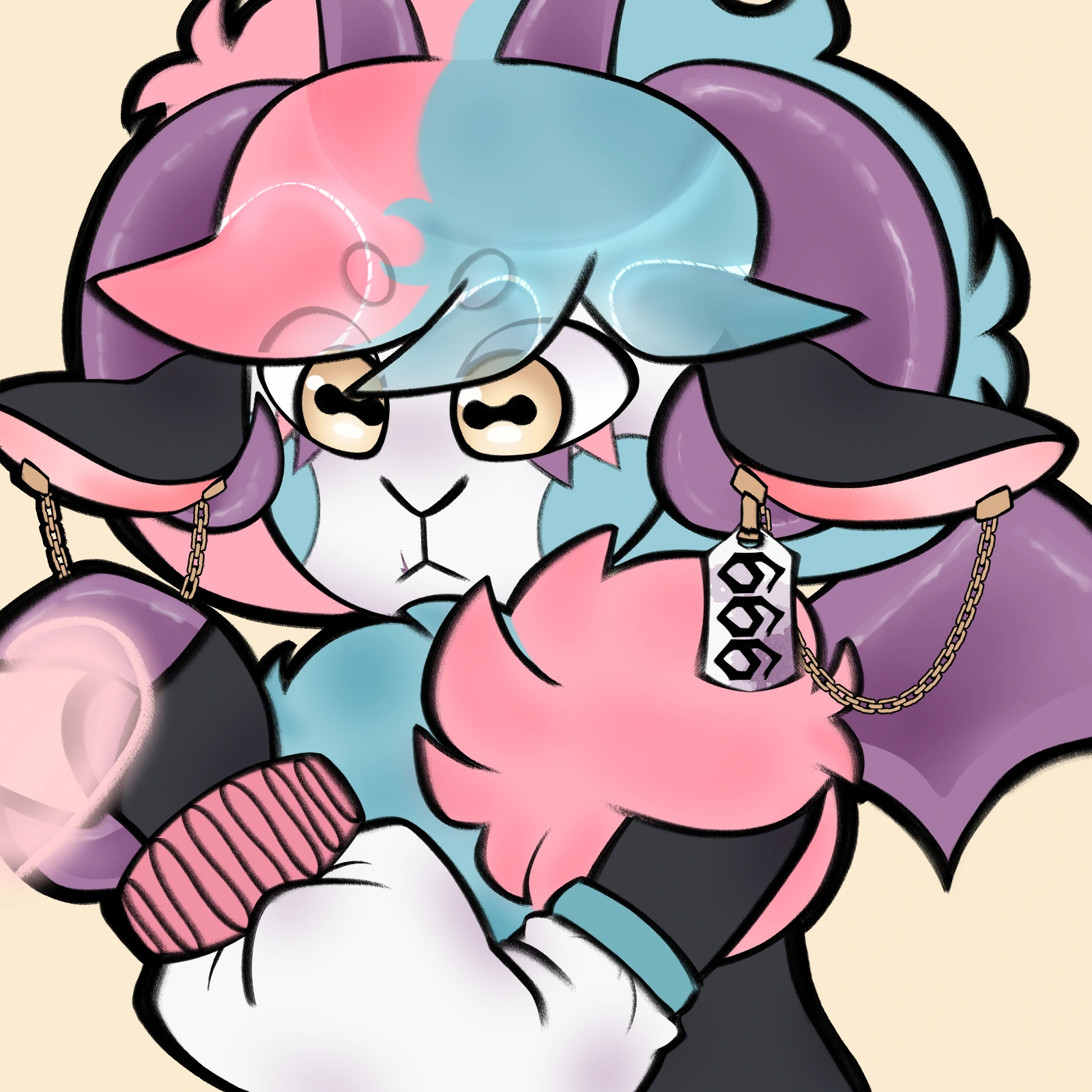 Azazel (fursona) character artwork