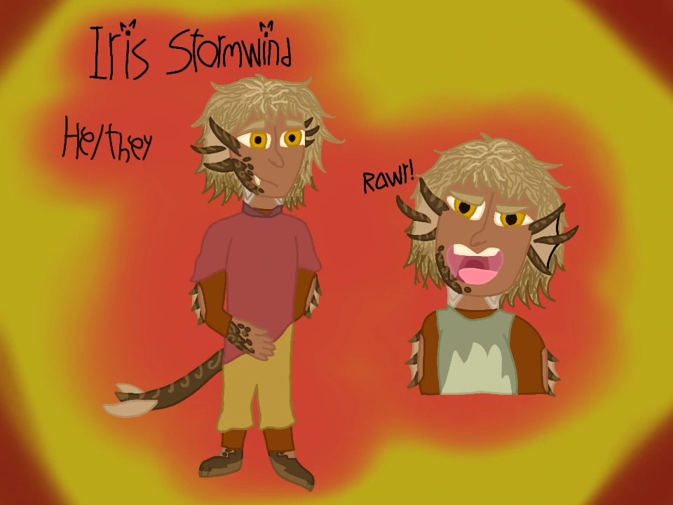 Iris Stormwind character artwork