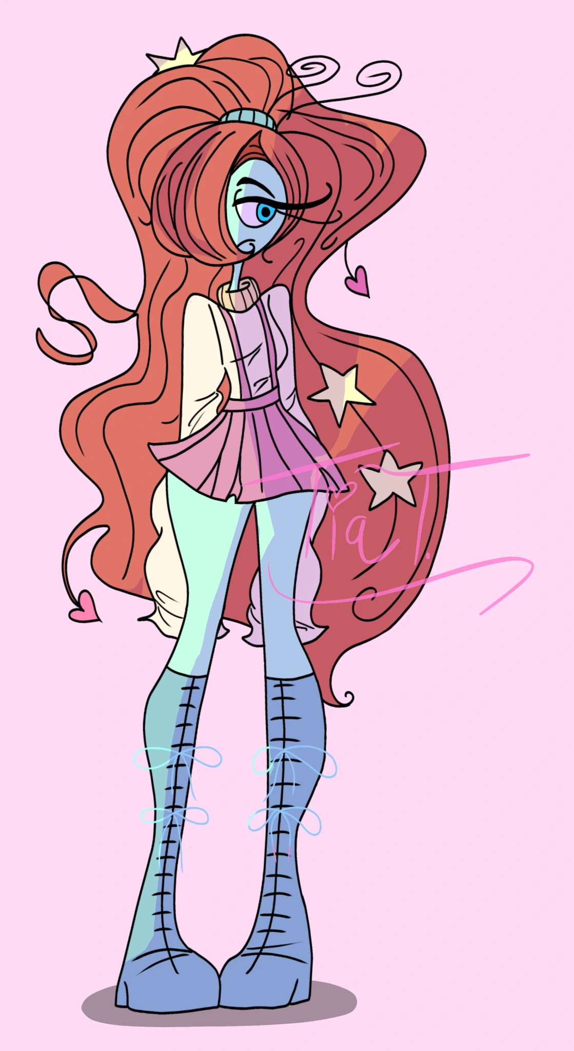 Adoptable: Luna Starrs character artwork