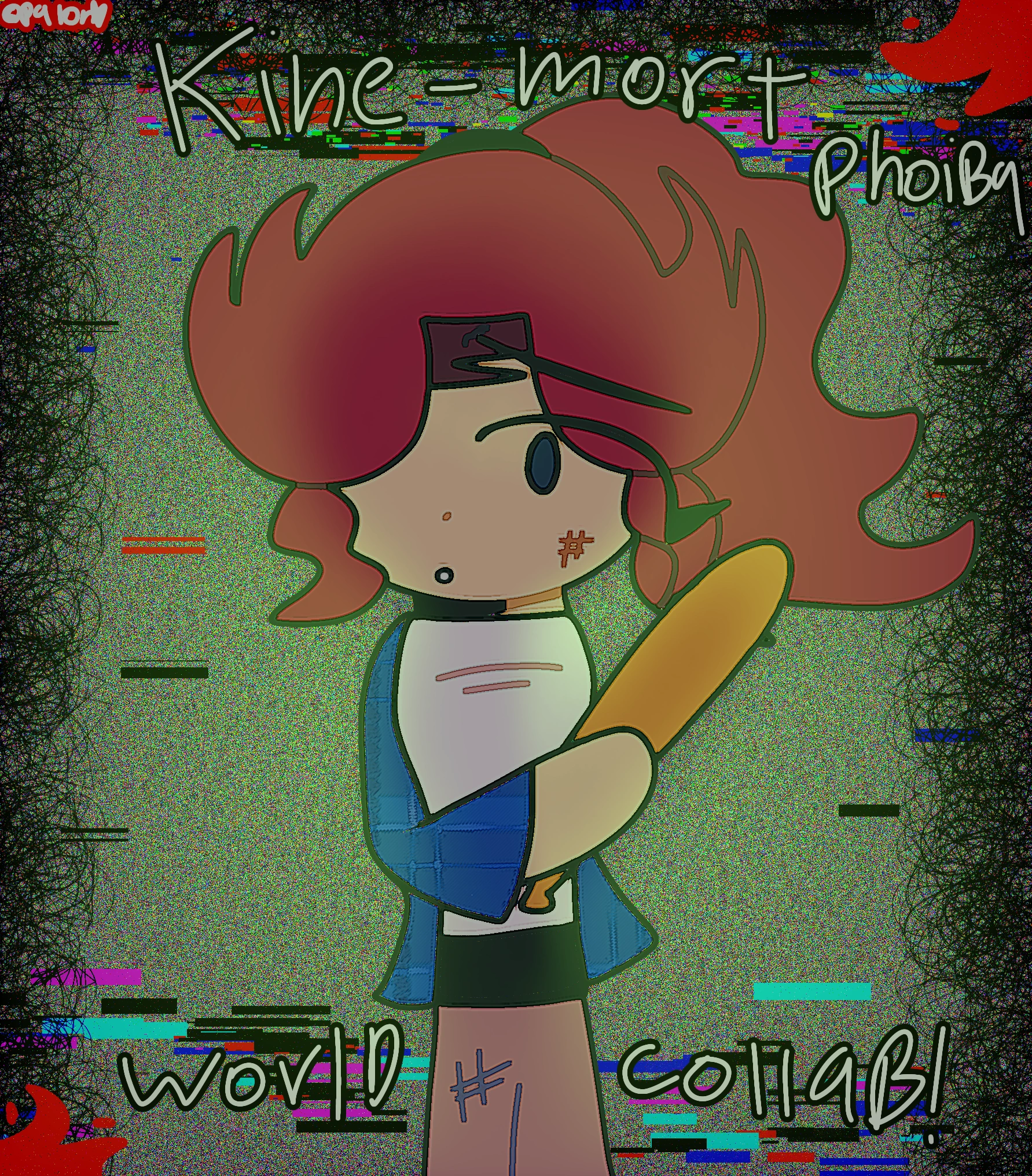 Kine-mort phobia world collab ( dead line! January 12 ) character artwork