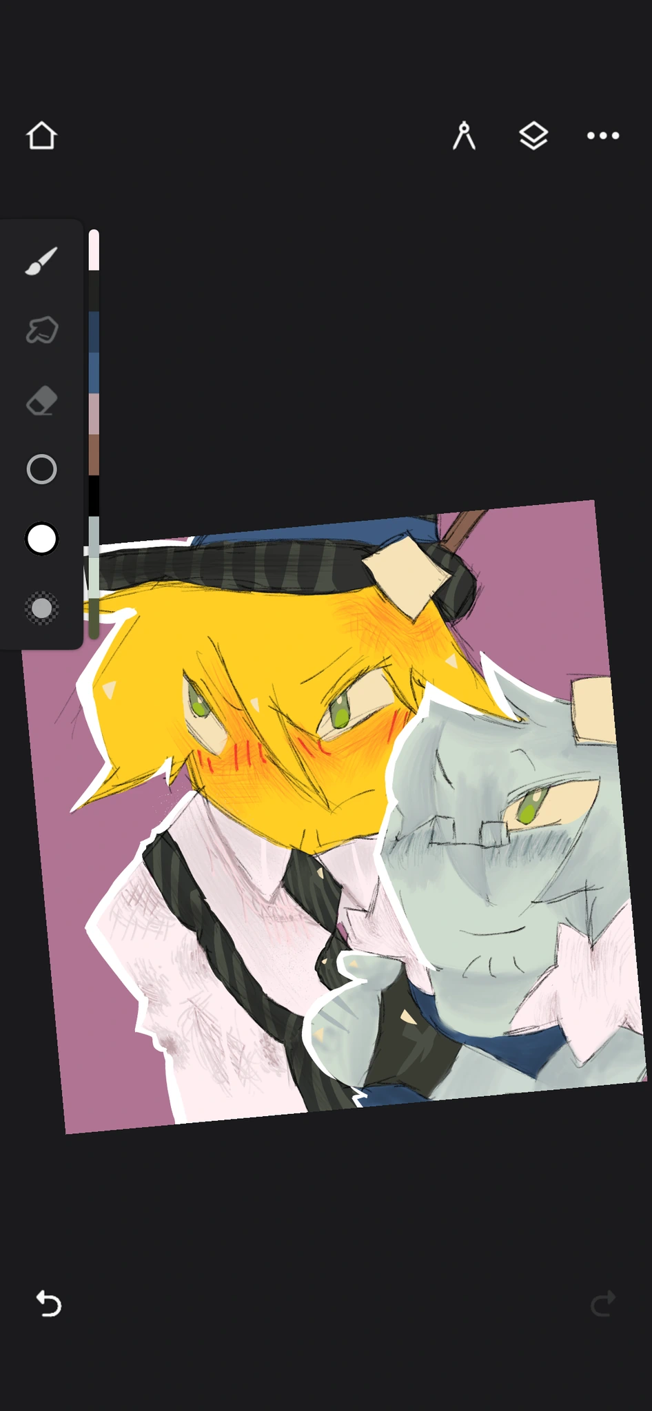 UndertalebroNHK, and DEKAPT LOLOLOL character artwork
