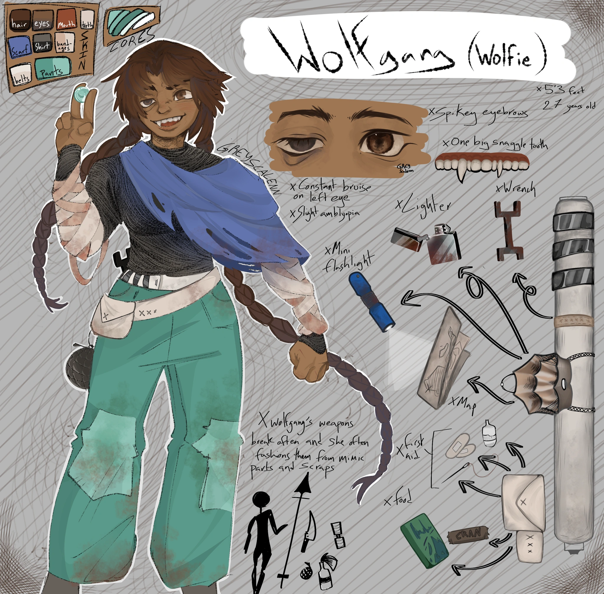 Wolfgang character artwork