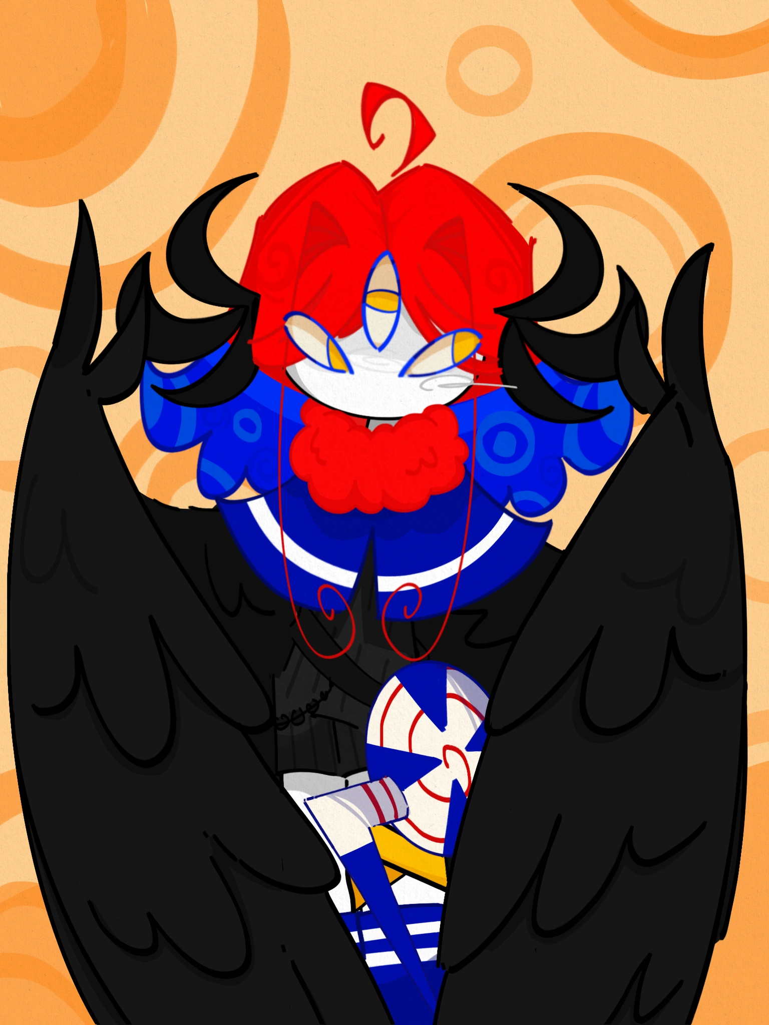 Kalynou (bird) character artwork
