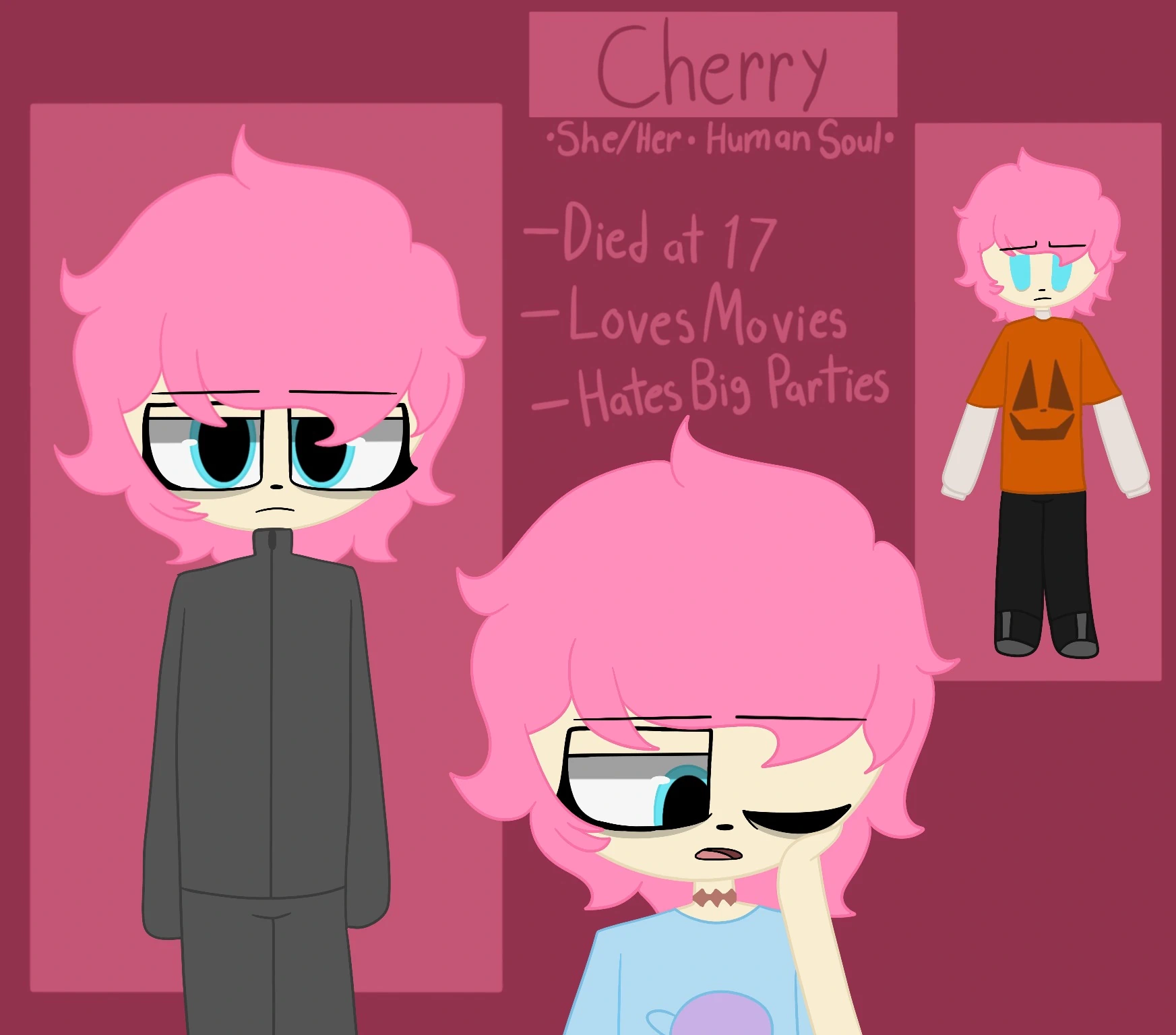 Cherry character artwork