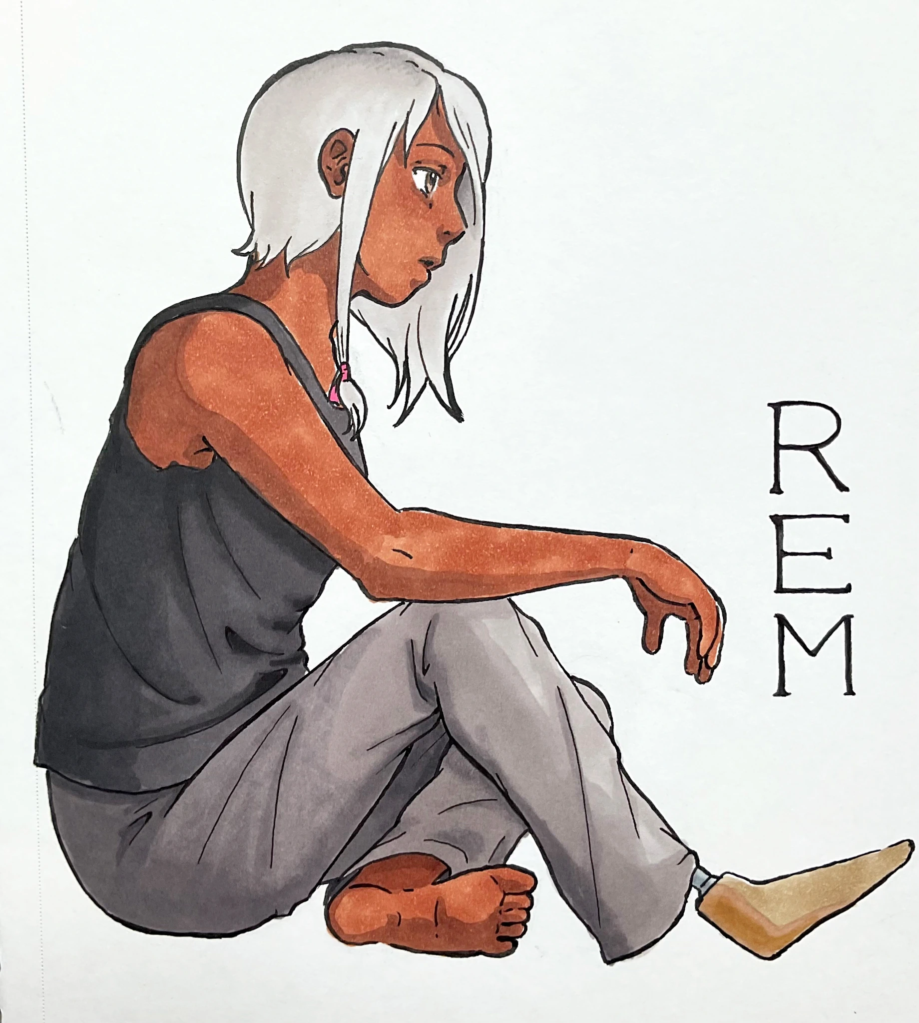 Rem character artwork