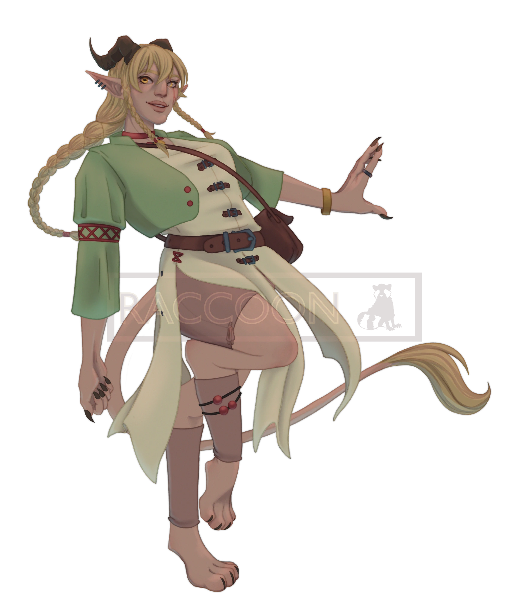 Vulpesh character artwork