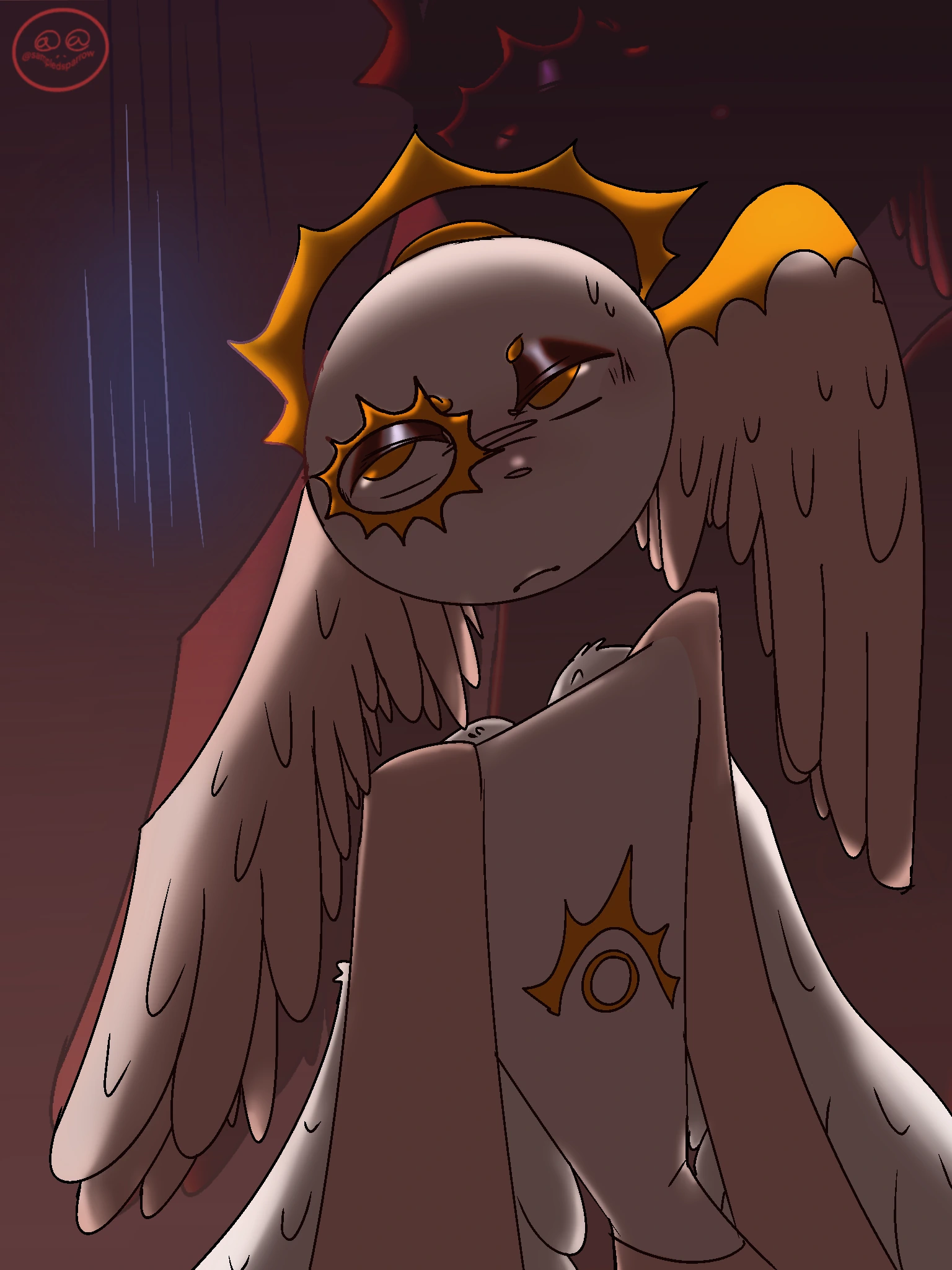 submission for @Axolotlkittydr4ws 's contest character artwork