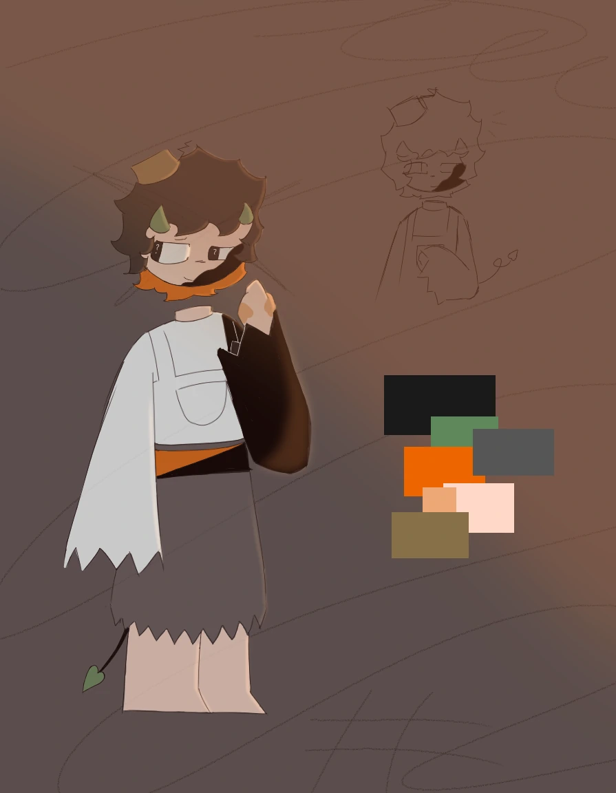 [EE] Pumpkin character artwork