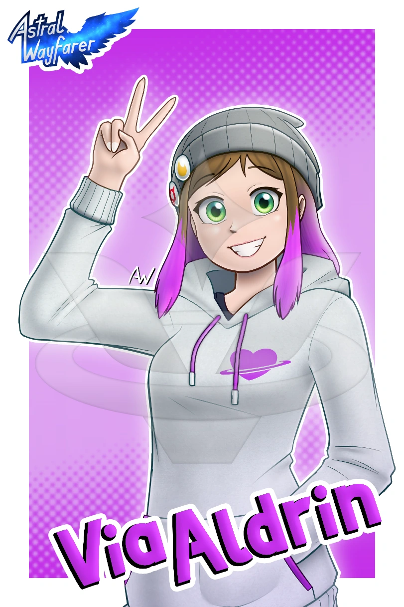 Via Aldrin character artwork