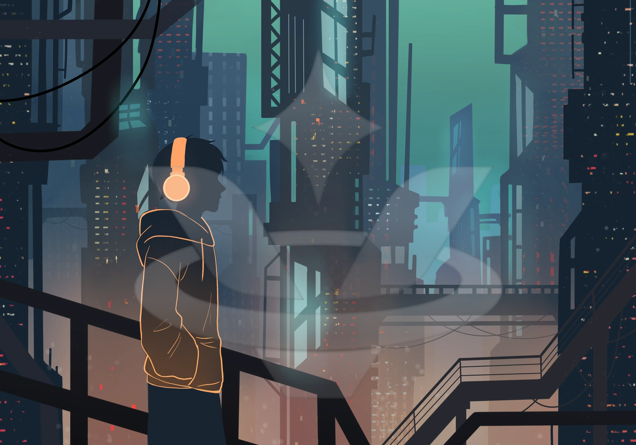 Cyberpunk..? character artwork