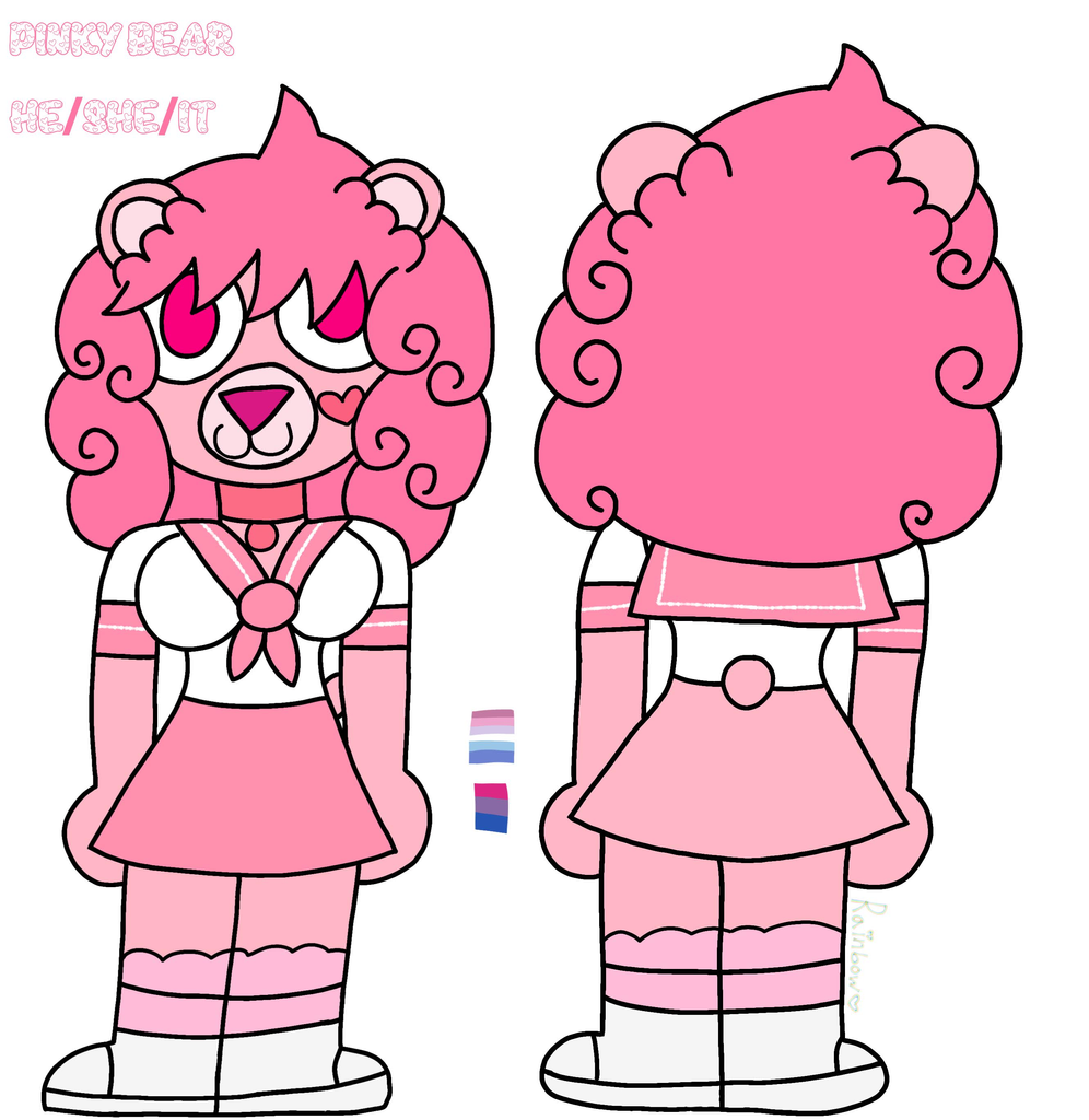 Pinky Bear  character artwork