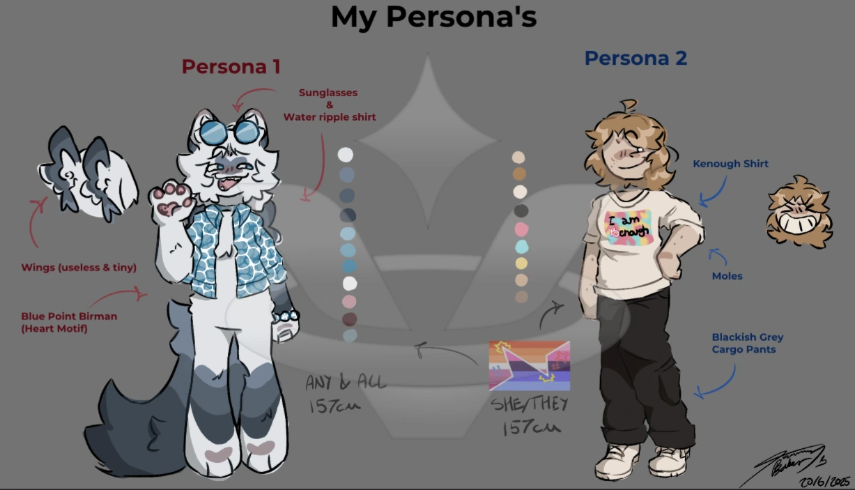 My Persona's character artwork
