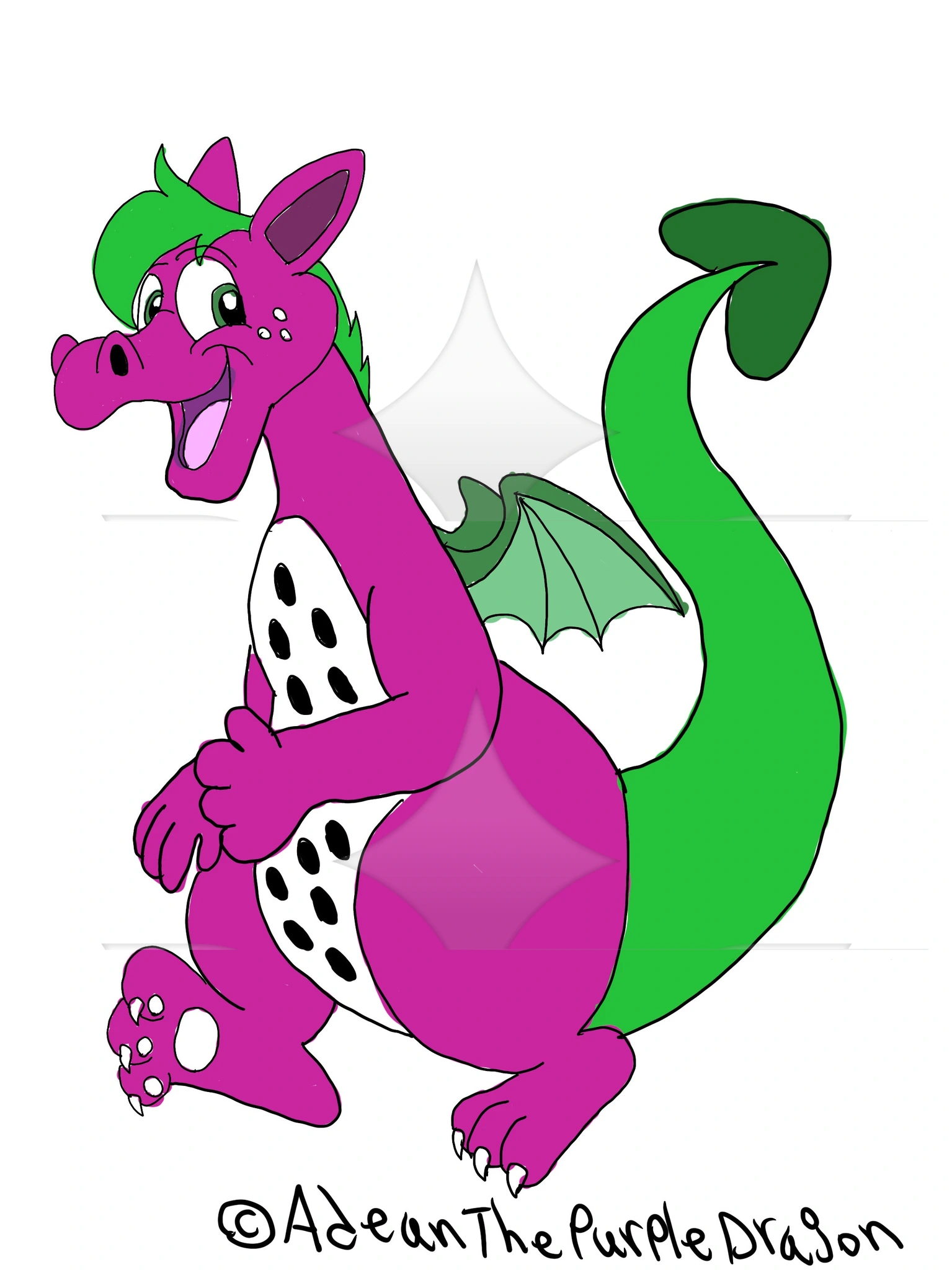 Dragonfruit character artwork