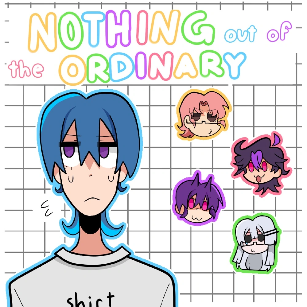 new webtoon cover!! character artwork