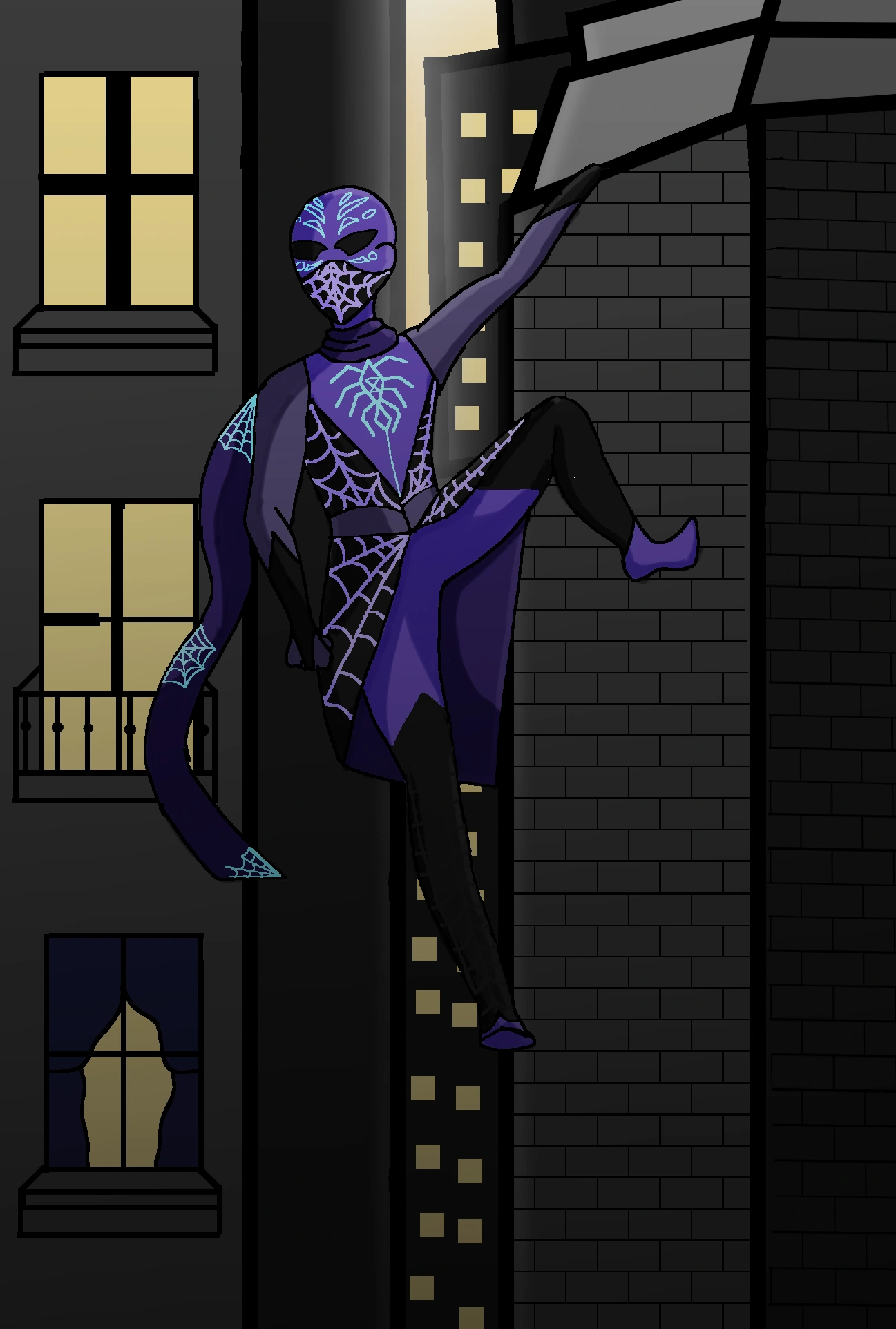 Mia James--Neon-Spider character artwork