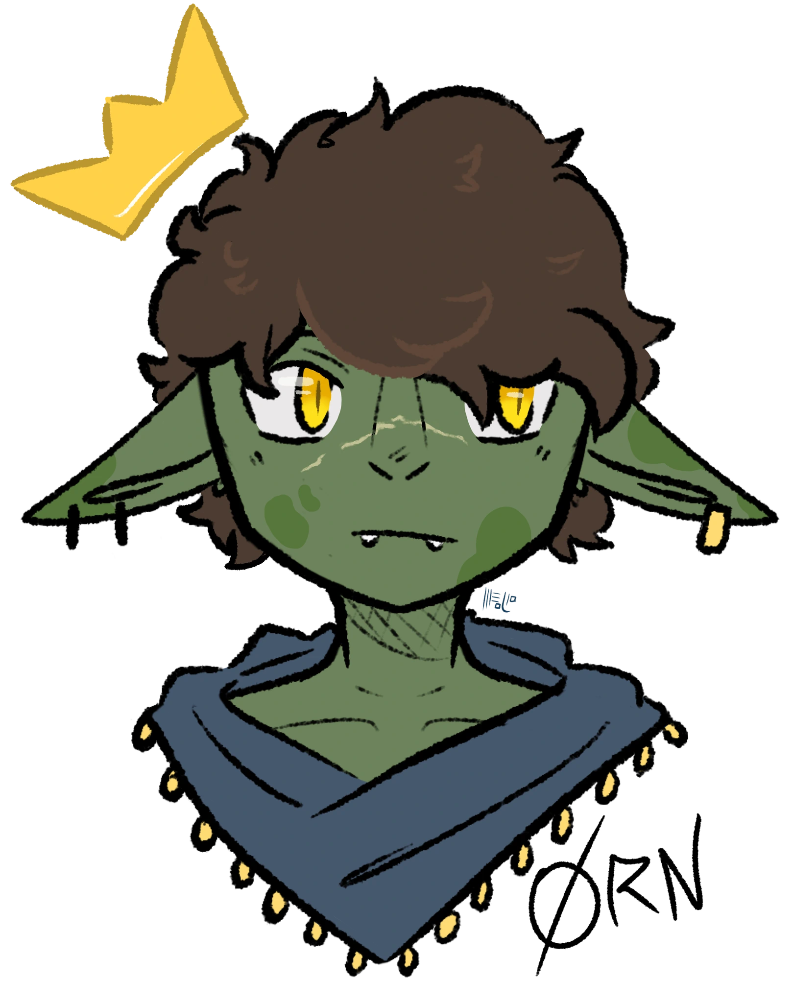 Orn character artwork
