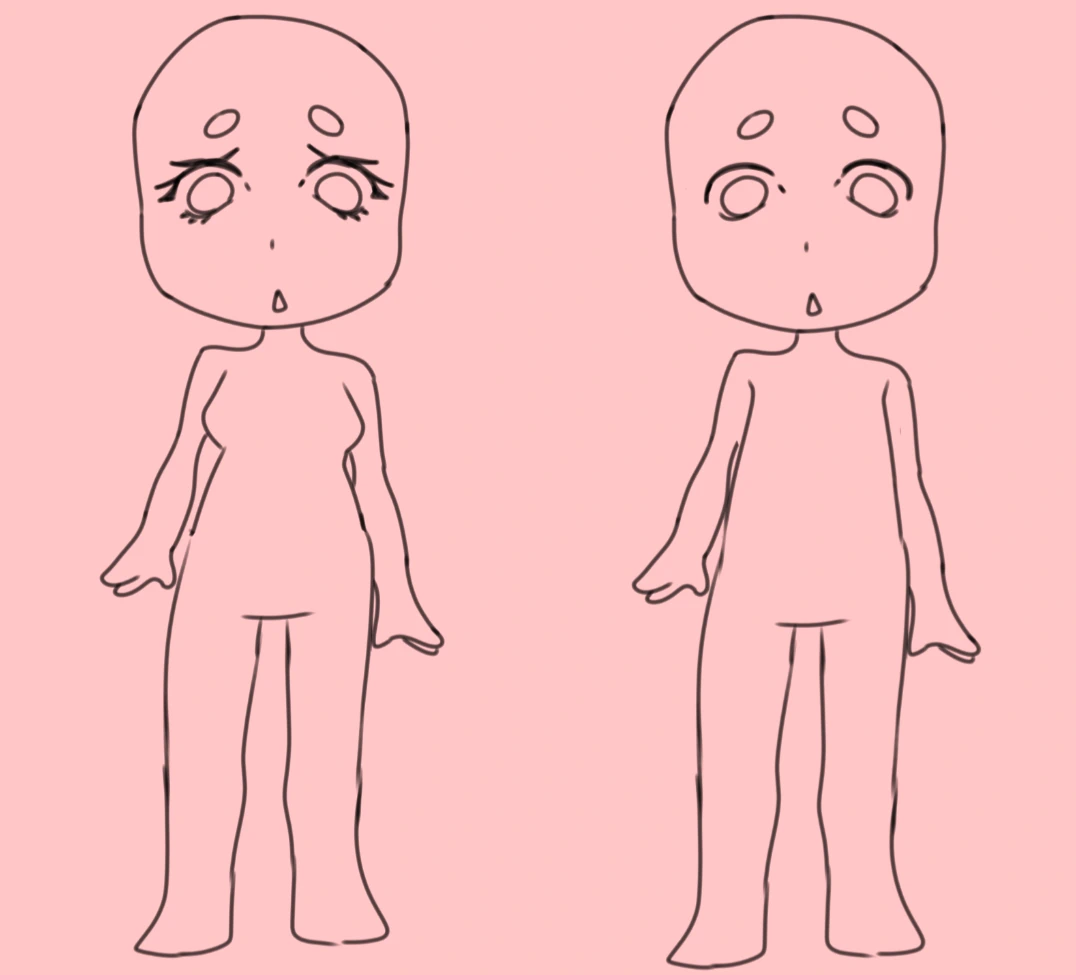 On base chibi customs character artwork