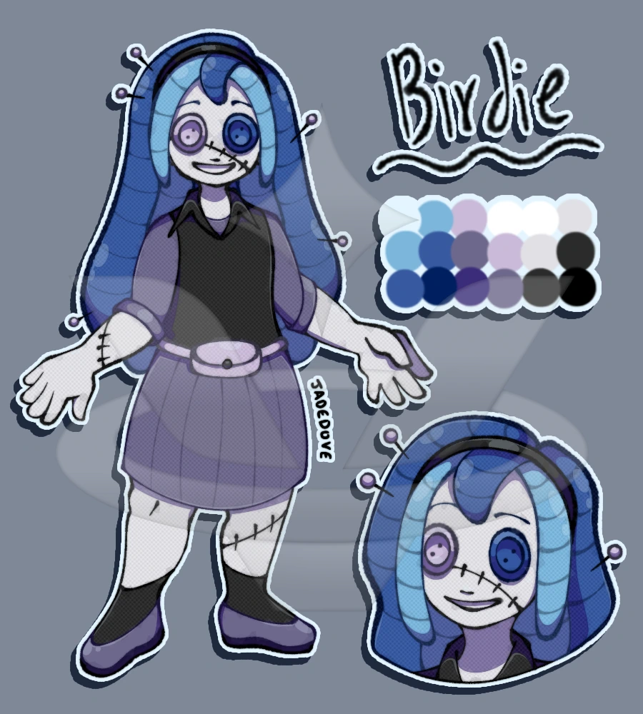 Birdie character artwork
