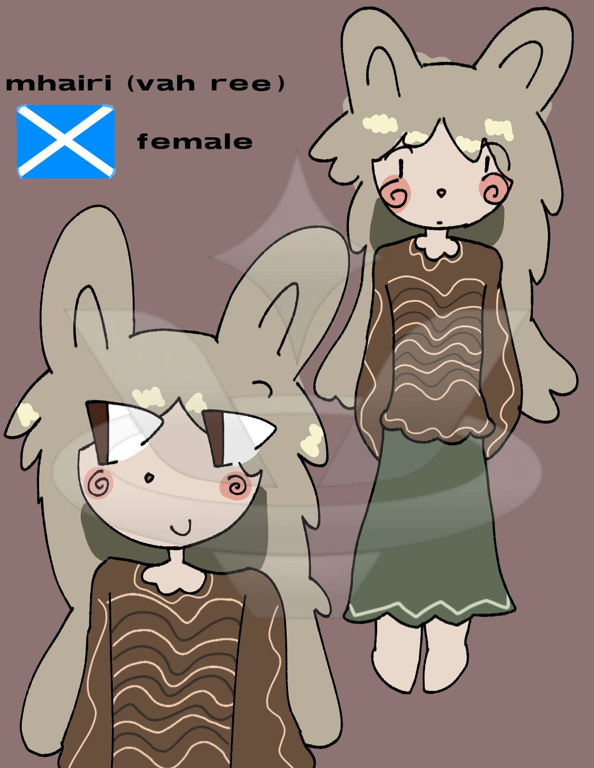 Mhairi character artwork