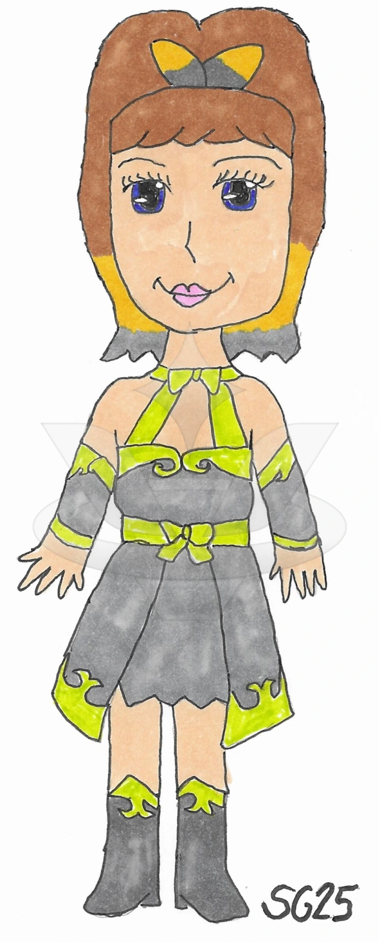 Princess Gladiator Falcon character artwork