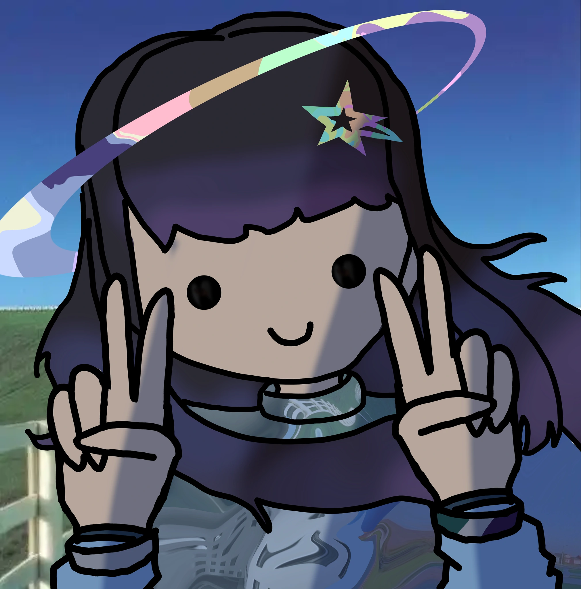 SC@RL3T (Dreamcore Persona) character artwork