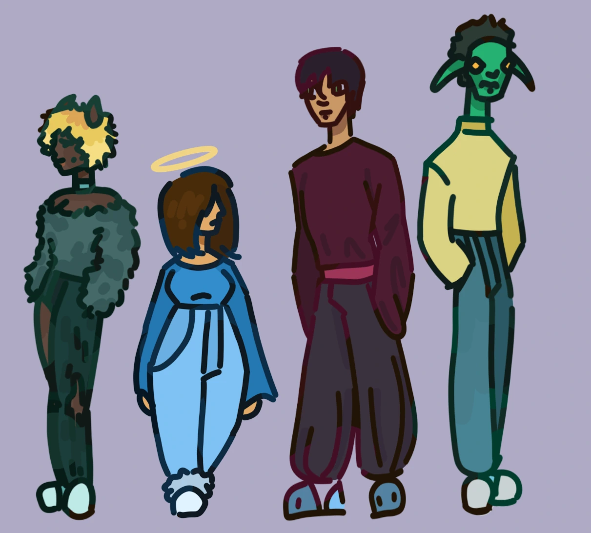 Trades character artwork