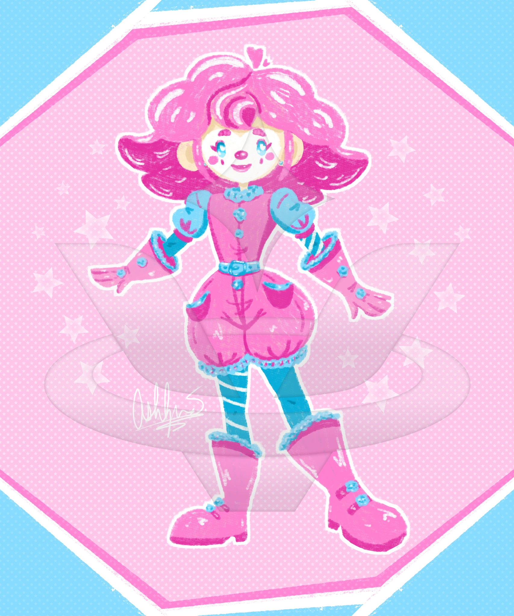 Clowns From Clownoween/Clowntober 2024 character artwork
