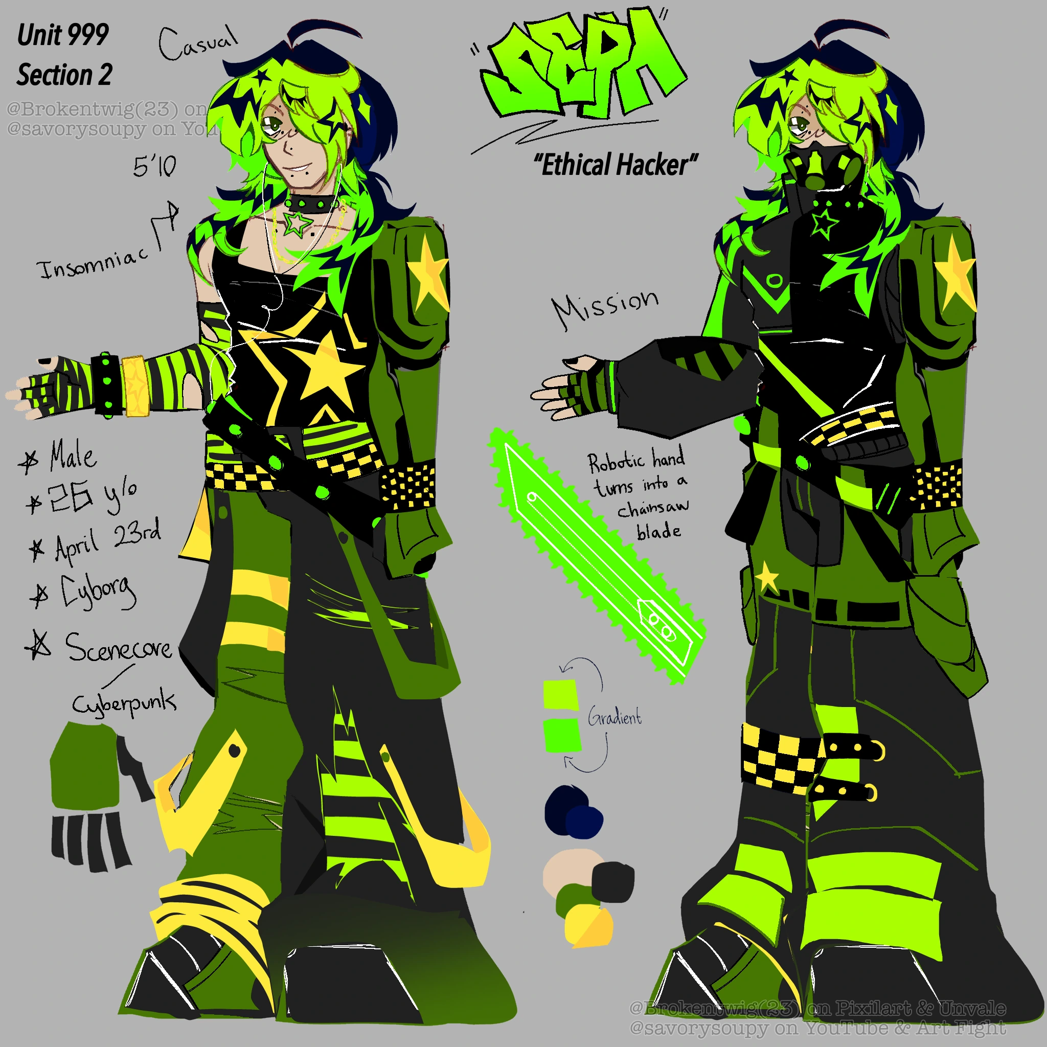 Seph character artwork