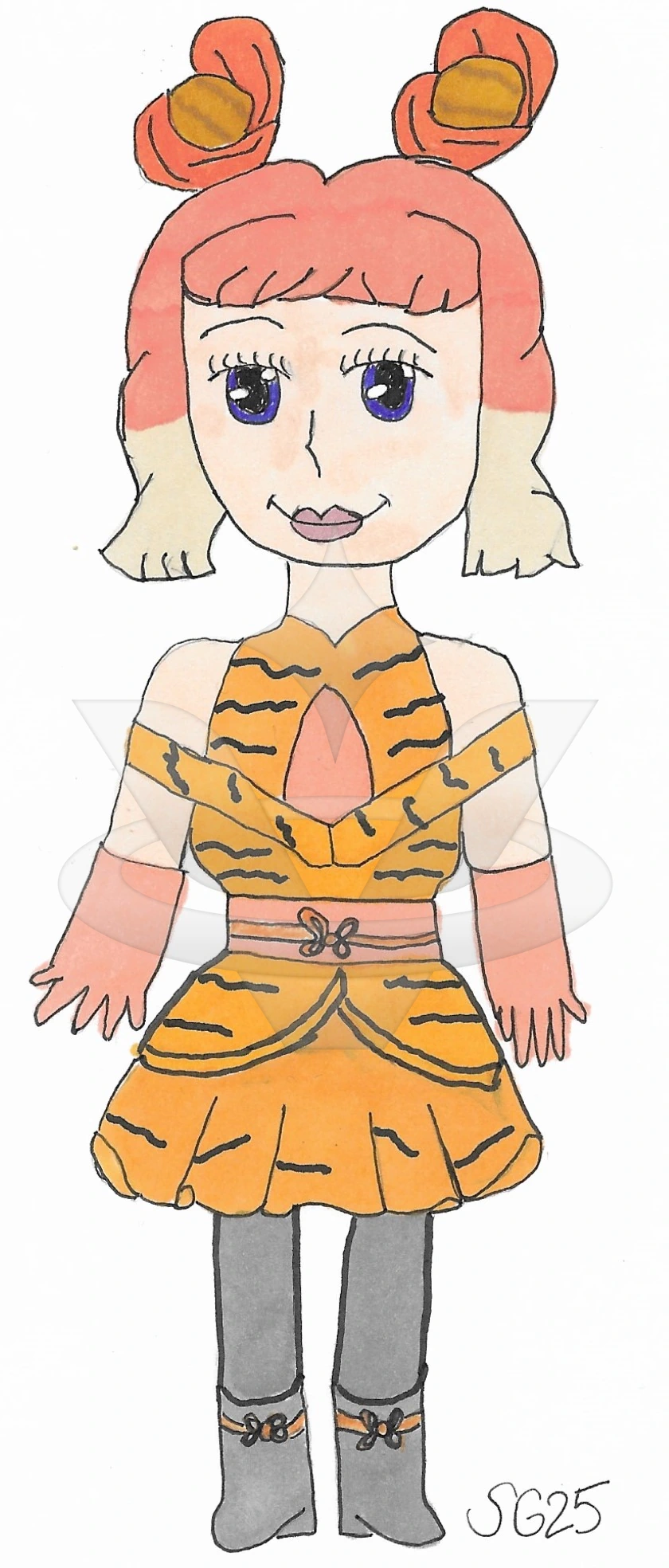 Princess Gladiator Tiikeri character artwork