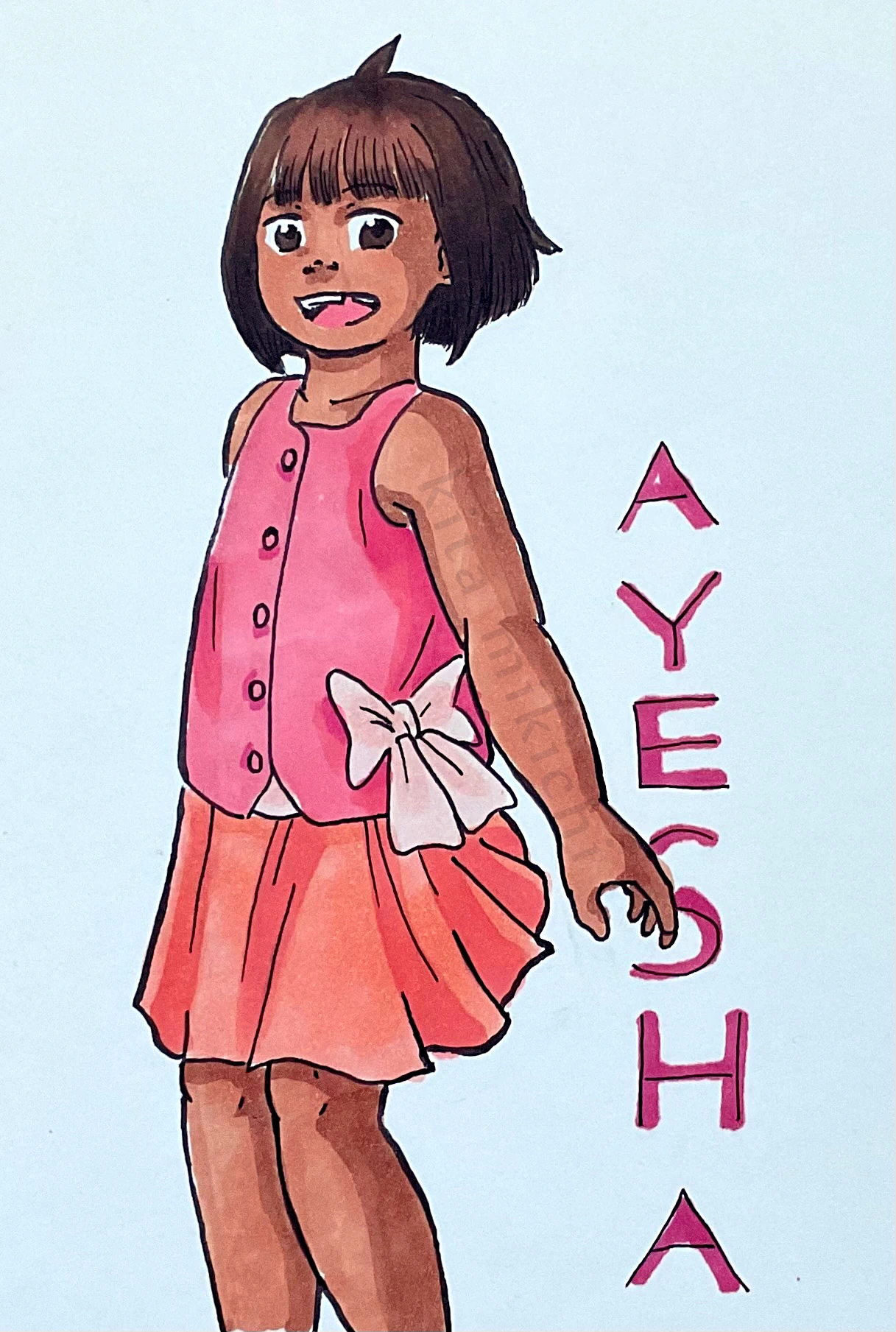 Ayesha character artwork