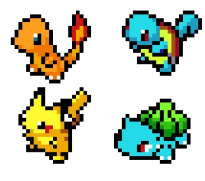 Pokemon character artwork