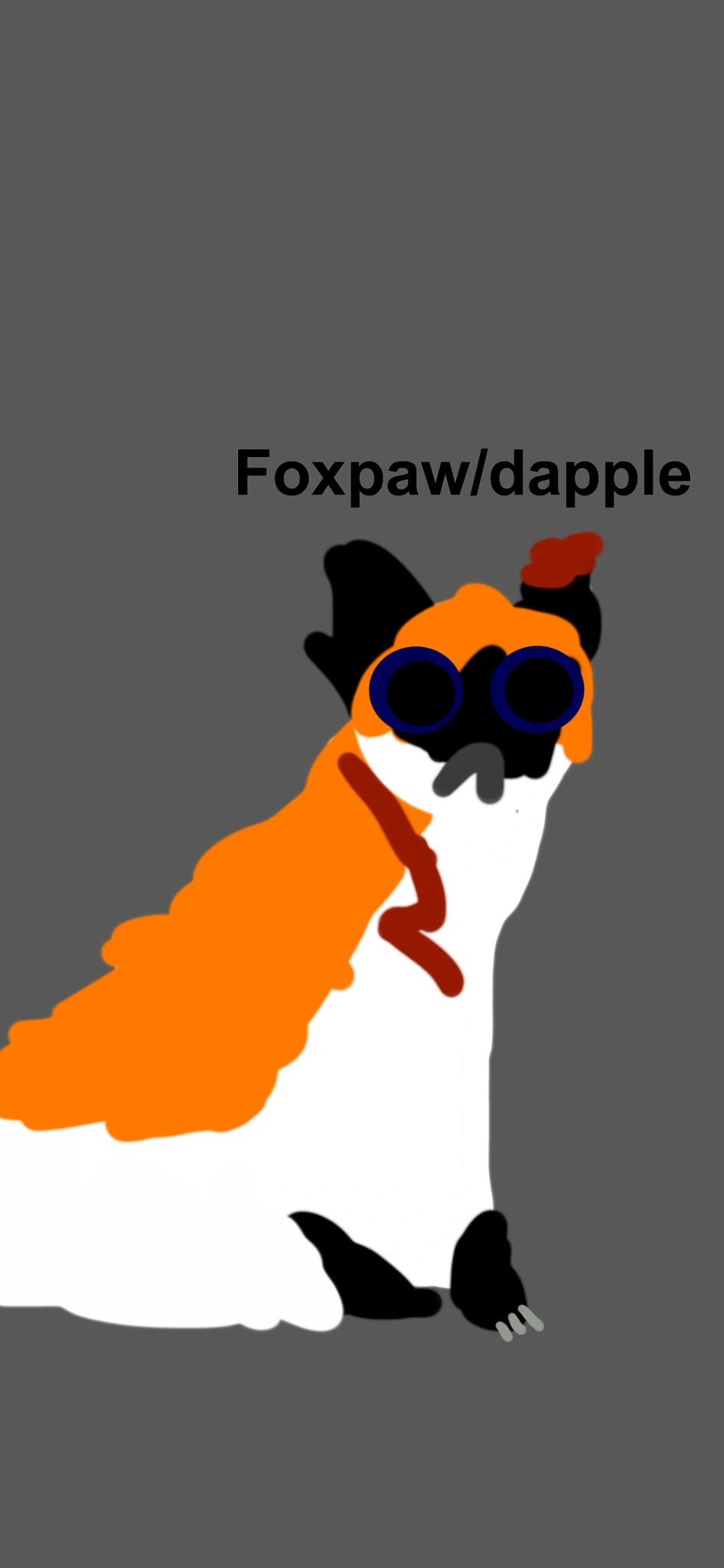 Foxpaw/dapple character artwork