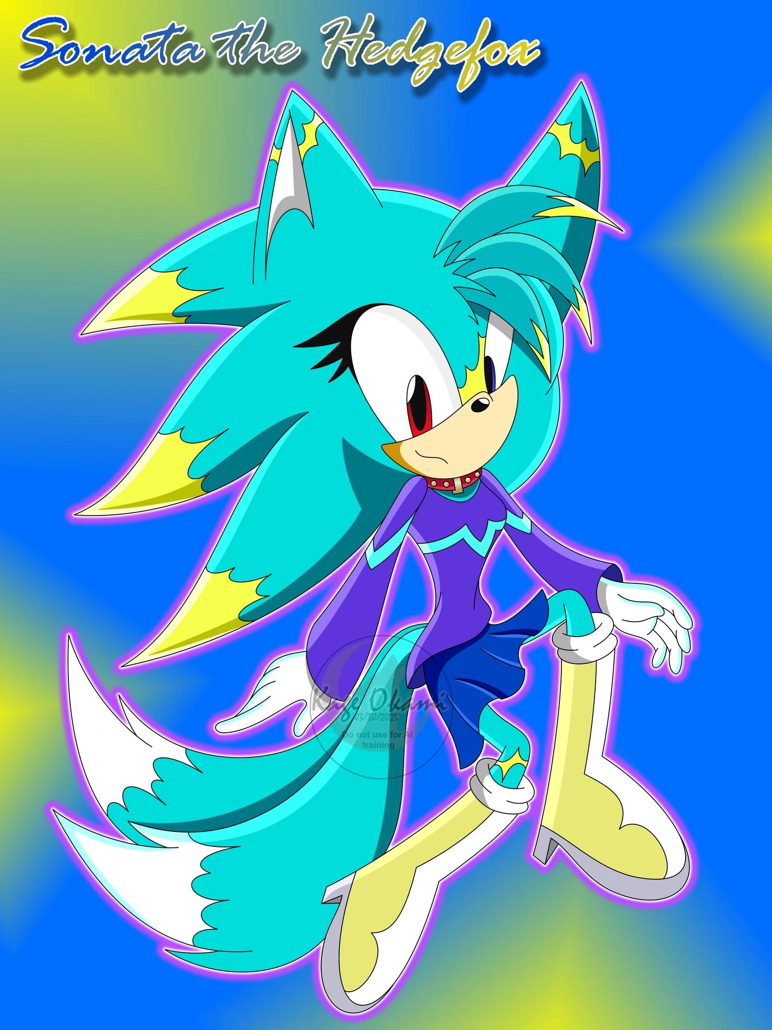 Sonata the Hedgefox character artwork