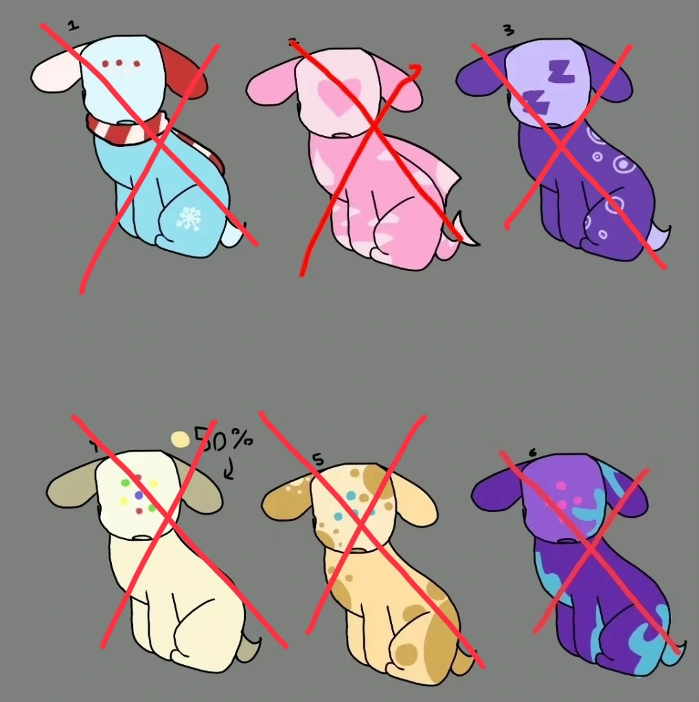 iDog adopts batch 2!! [ALL ADOPTED] character artwork
